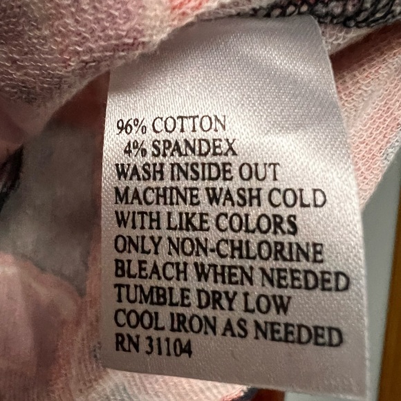 Crown & Ivy Flamingo Zip-up Jacket Petite Medium - Picture 4 of 4